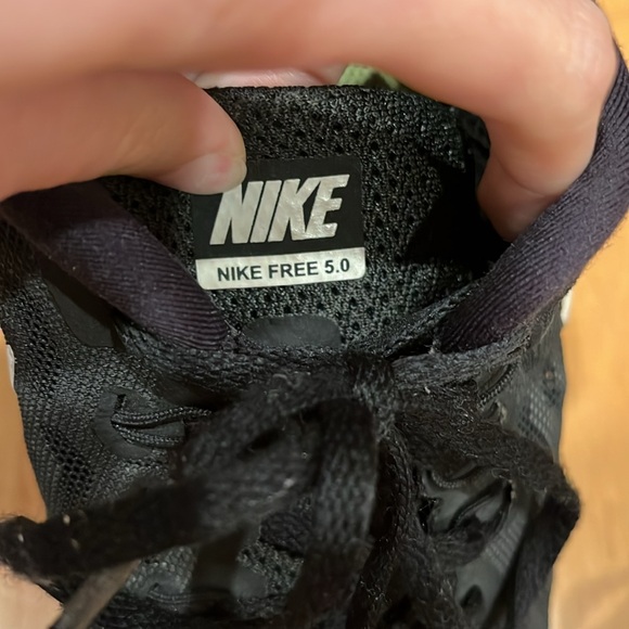 Nike free 5.0 black running shoes size us 5.5 youth, athletic shoes - Picture 7 of 10